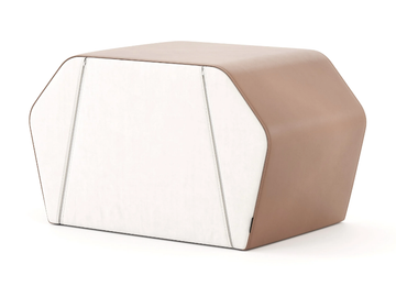 COCKTAIL - Upholstered square velvet pouf by Stylish Club - view 2